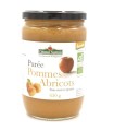 Compote Pommes Abricots bio sans sucre ajouté - 630g
