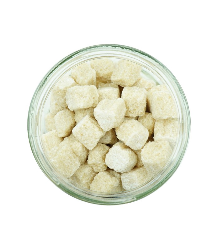 Morceaux de sucre de canne blond vrac bio Paraguay bocal consigné